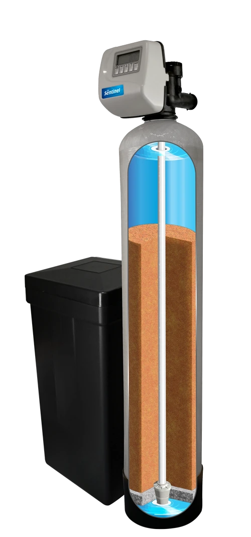 sentinel water softener with brine tank